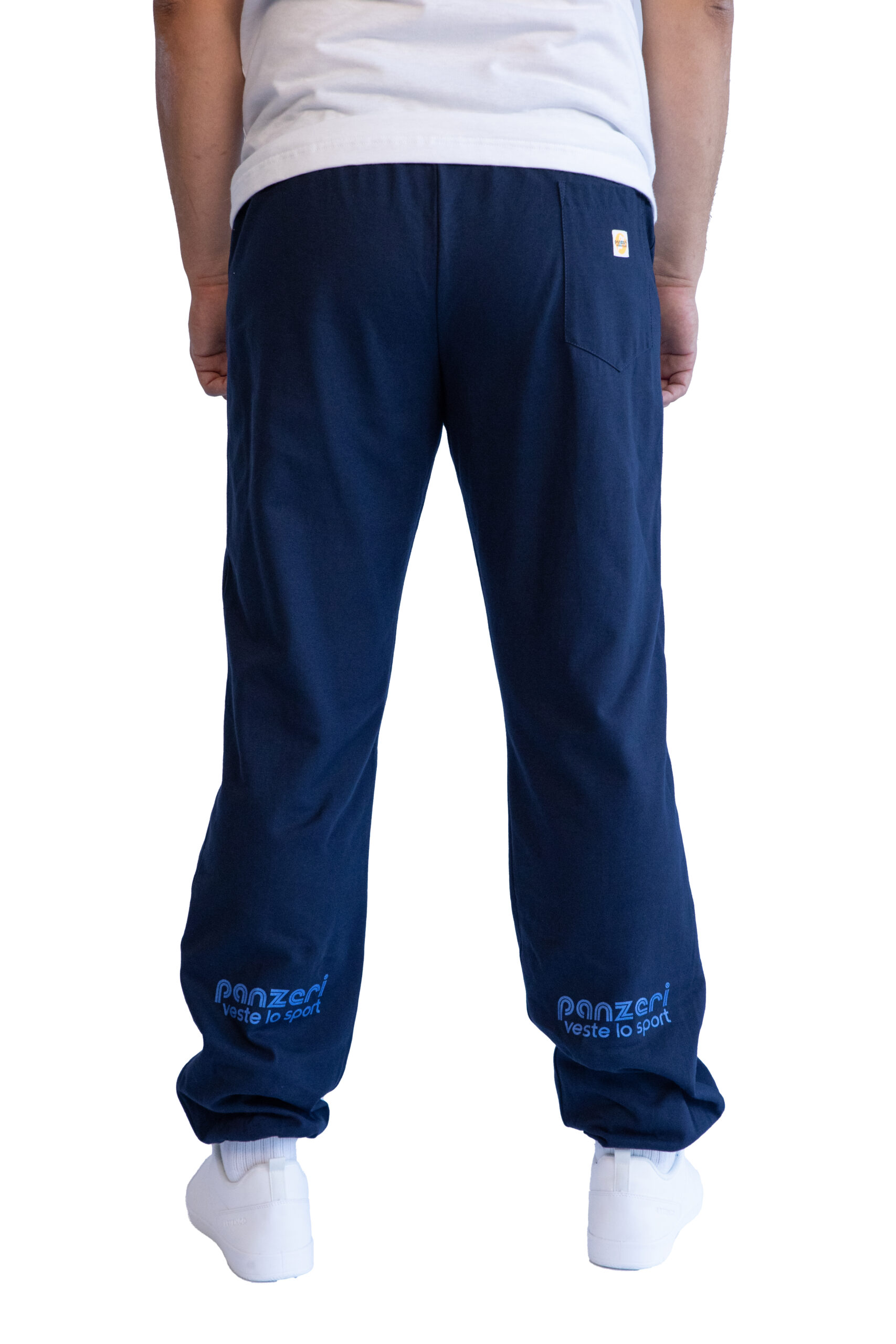 Jogging Homme – Uni H – Bleu Marine / Bleu Nacré – Image 3